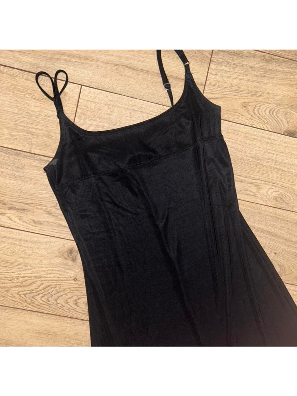 90s posh spice black maxi dress